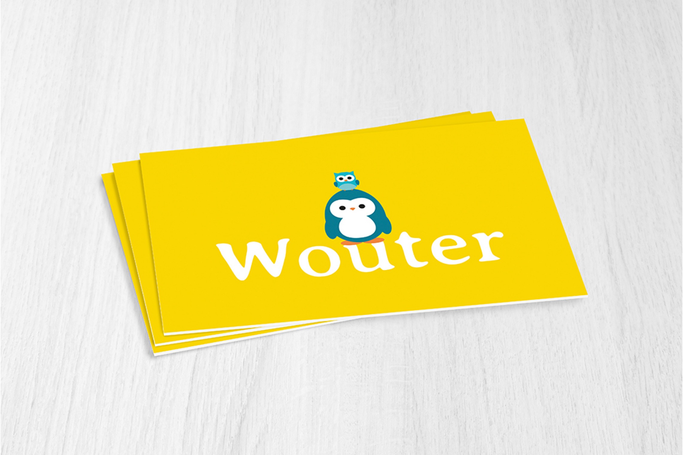 Pinguin met uiltje